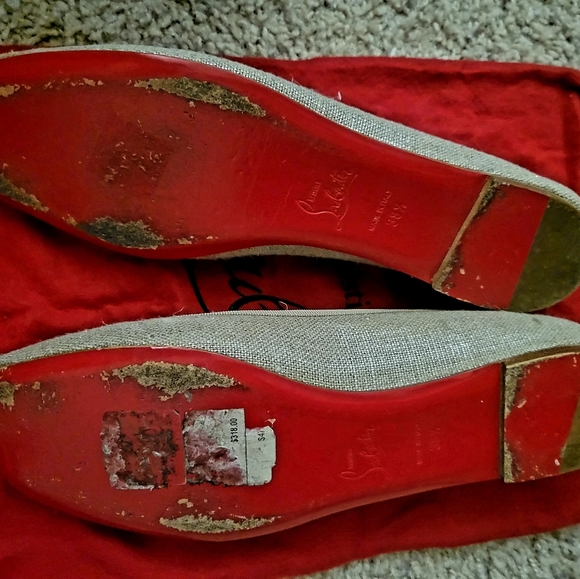 Christian Louboutin mamadrague flat 38.5 fits like a 37.5 - Picture 6 of 6